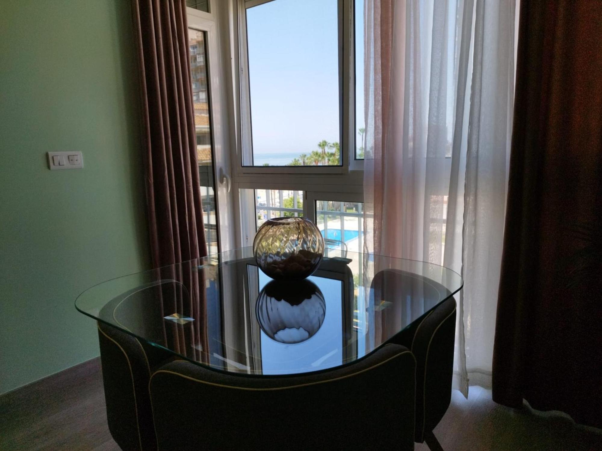 Apartmán M1 403 Frontal Al Mar Vistas Terraza Y Wifi Benalmádena Exteriér fotografie