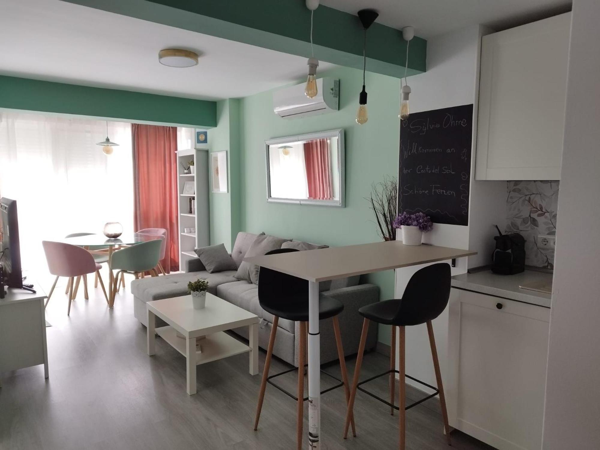 Apartmán M1 403 Frontal Al Mar Vistas Terraza Y Wifi Benalmádena Exteriér fotografie