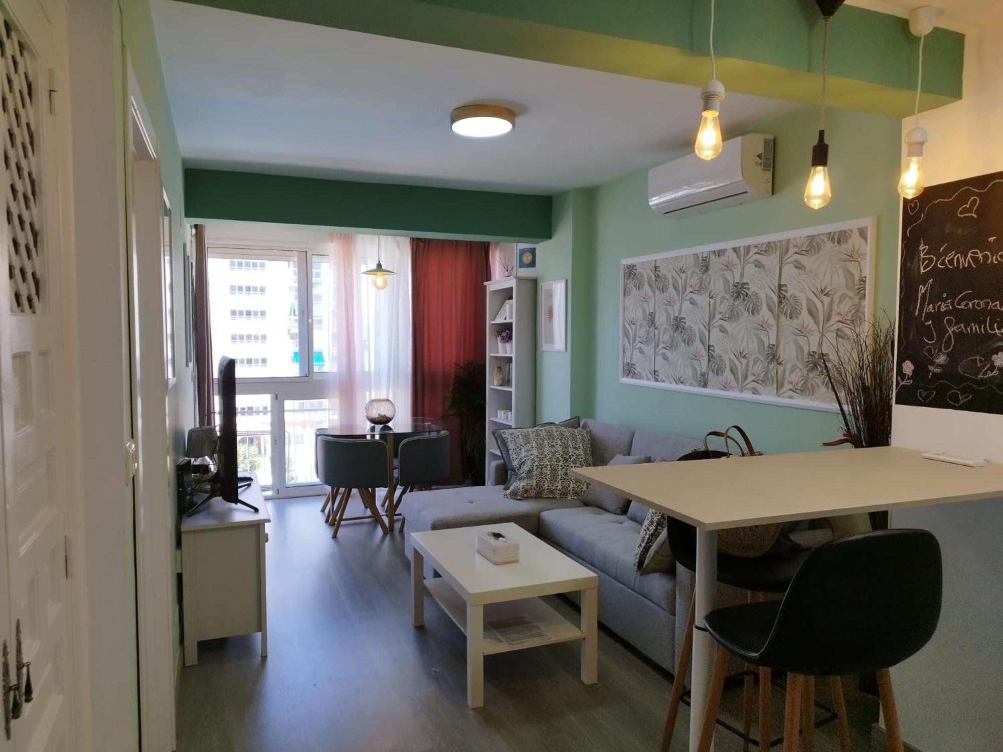 Apartmán M1 403 Frontal Al Mar Vistas Terraza Y Wifi Benalmádena Exteriér fotografie